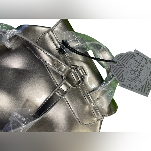 Silver Metallic Backpack - Picture 11 of 14